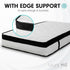 Double Mattress Bed Size Euro Top 5 Zone Spring Foam 32cm Bedding Pocket