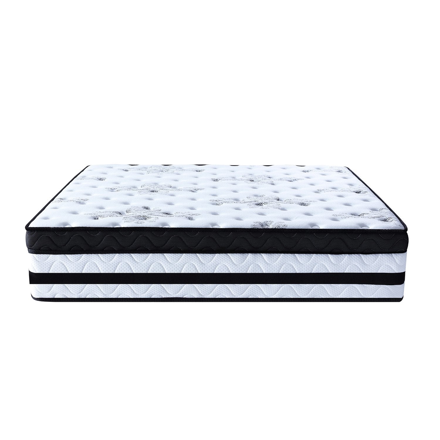 King Single Mattress Bed Size Euro Top 5 Zone Spring Foam 34cm