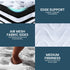 King Single Mattress Bed Size Euro Top 5 Zone Spring Foam 34cm