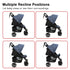 Veebee Navigator Stroller 3-wheel Pram For Newborns To Toddlers - Glacier