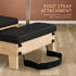 Selina Pilates Reformer Machine Wooden Folding Multifunctional Home Gym Equipment with Jumpboard & Sitting Box Oak Black