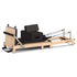 Selina Pilates Reformer Machine Wooden Folding Multifunctional Home Gym Equipment with Jumpboard & Sitting Box Oak Black