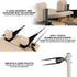 Powertrain Velora Beige Aluminium Foldable Pilates Board Reformer Multifunctional Core Exercise Set Ab Trainer Platform Extender Sitting Box Jumpboard And Footbar Full Body Home