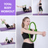 Pilates Ring Band Yoga Home Workout Exercise Band Green