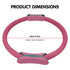 Pilates Ring Band Yoga Home Workout Exercise Band Pink
