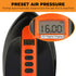 Portable 12V Electric Air Pump with LCD Display, 6 Nozzles, 16PSI
