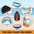 Portable 12V Electric Air Pump with LCD Display, 6 Nozzles, 16PSI