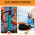 Portable 12V Electric Air Pump with LCD Display, 6 Nozzles, 16PSI