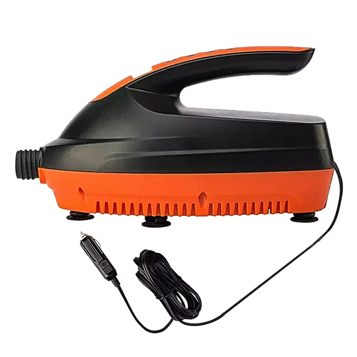 Portable 12V Electric Air Pump with LCD Display, 6 Nozzles, 16PSI