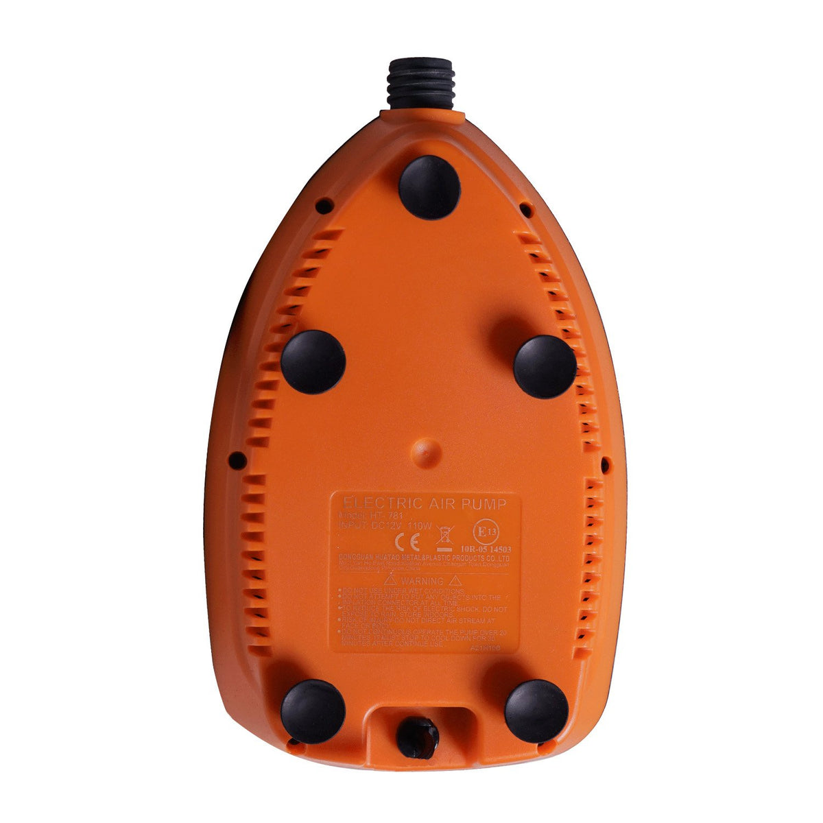 Portable 12V Electric Air Pump with LCD Display, 6 Nozzles, 16PSI