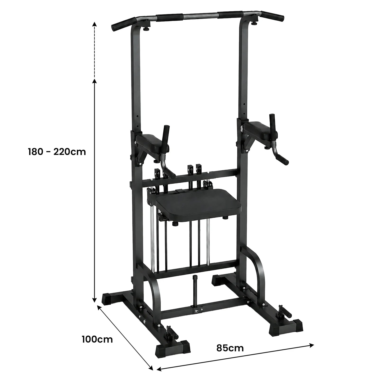 Powertrain Pull-Up & Dip Power Tower Multifunction Strength Training Station