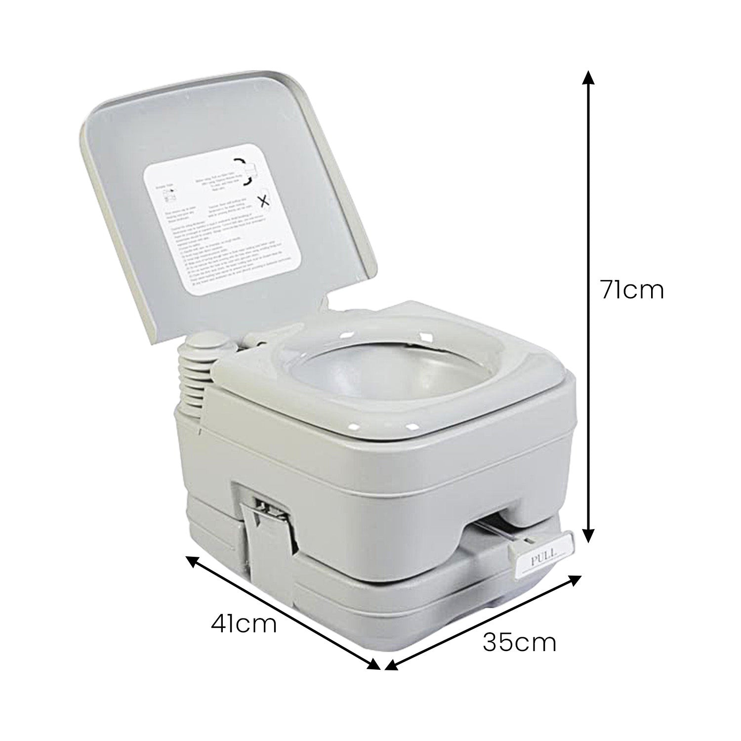 10l Camping Portable Toilet