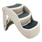 Furtastic 38cm Foldable Pet Stairs Non-Slip Dog Cat Steps Ramp for Bed Couch Car Portable Sturdy Ladder White