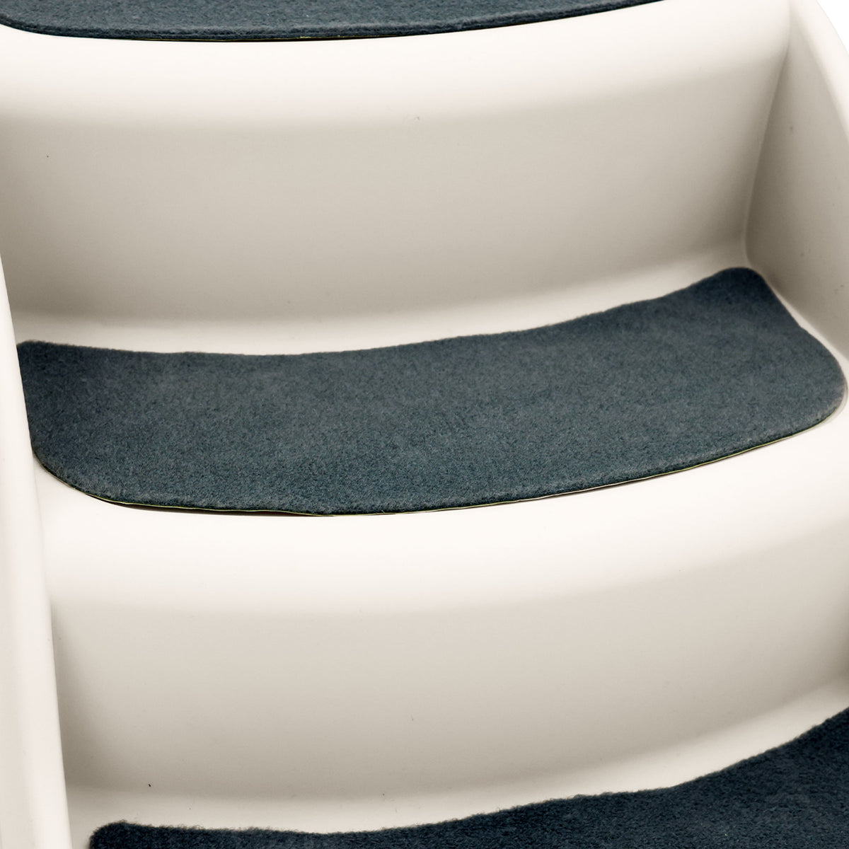 Furtastic 38cm Foldable Pet Stairs Non-Slip Dog Cat Steps Ramp for Bed Couch Car Portable Sturdy Ladder White