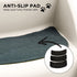 Furtastic 38cm Foldable Pet Stairs Non-Slip Dog Cat Steps Ramp for Bed Couch Car Portable Sturdy Ladder White