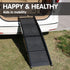 Furtastic 152cm Portable Folding Dog Ramp Non-Slip Pet Car Step Ramp for SUVs Vehicles & Senior Dogs Black