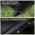 Furtastic Dog Ramp For Cars Pet Ramp For Puppy Medium Dogs Old Dogs & Cats Non-slip Felt Surface Aluminium Frame Folding Portable Safety Pet Stairs