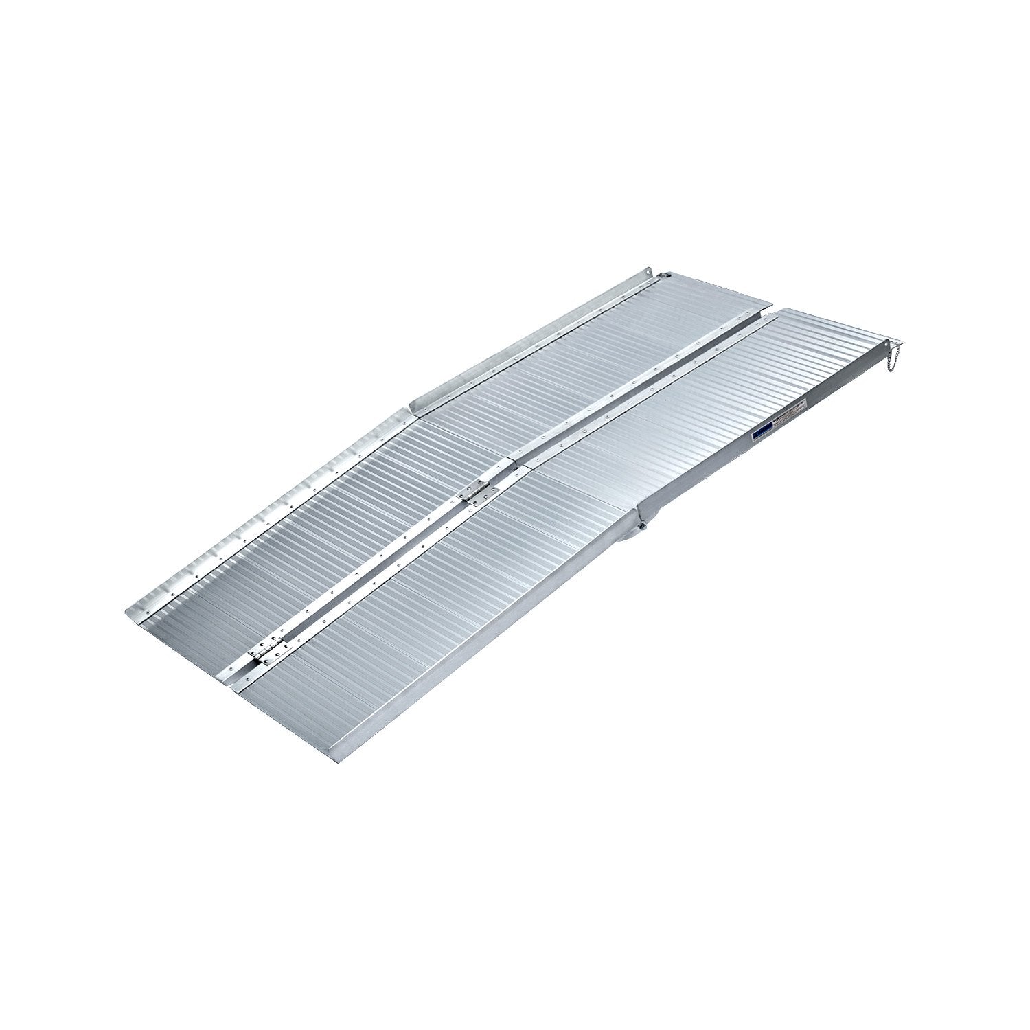 Kartrite 5ft Aluminium Foldable Wheelchair Ramp Non-Slip R02 Silver