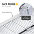 Kartrite 5ft Aluminium Foldable Wheelchair Ramp Non-Slip R02 Silver