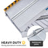 Kartrite 6ft Aluminium Foldable Wheelchair Ramp Non-Slip R02 Silver