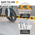 Kartrite 6ft Aluminium Foldable Wheelchair Ramp Non-Slip R02 Silver