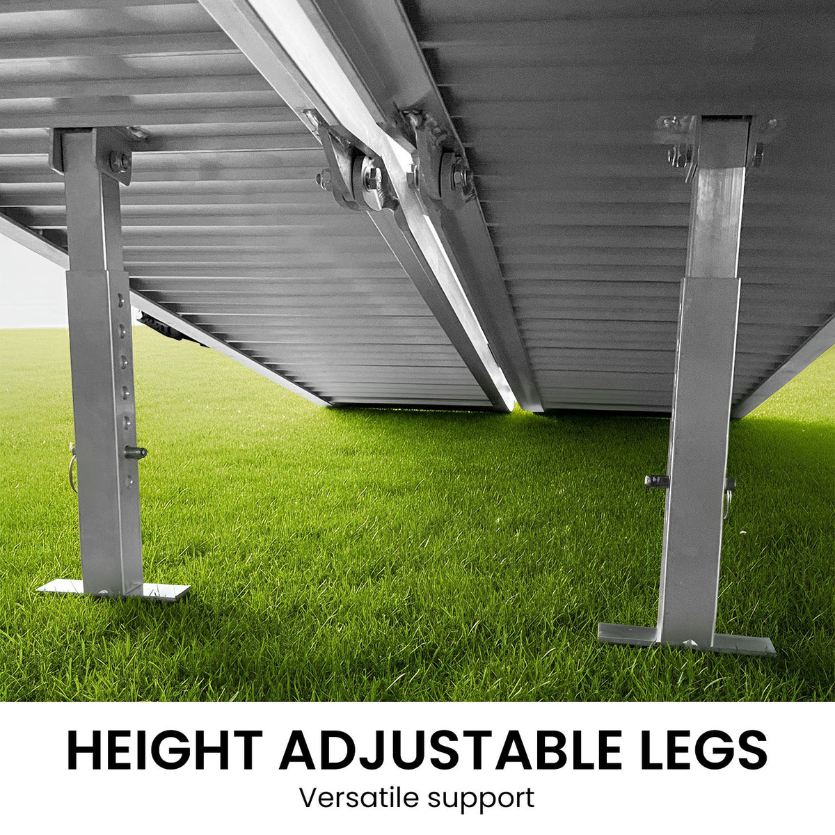 Kartrite 10ft Folding Aluminium Wheelchair Ramp Anti-Slip Portable Suitcase Mobility Scooter Ramp 275kg