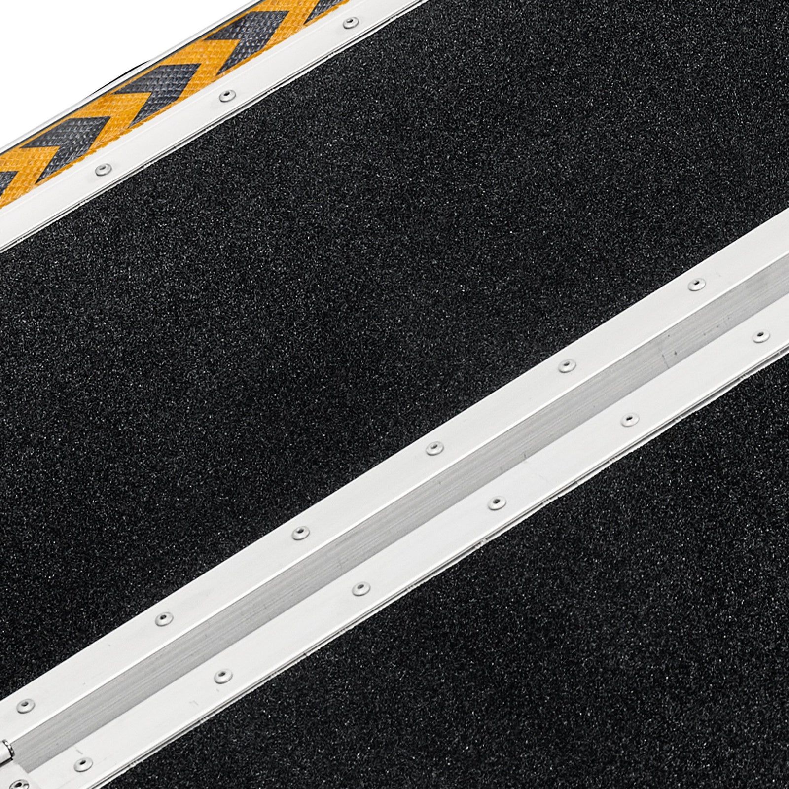 Aluminium Wheelchair Ramp 2FT Mobility Ramp with High Grip Surface Safety Side Rails Locking Pin & Carry Handle