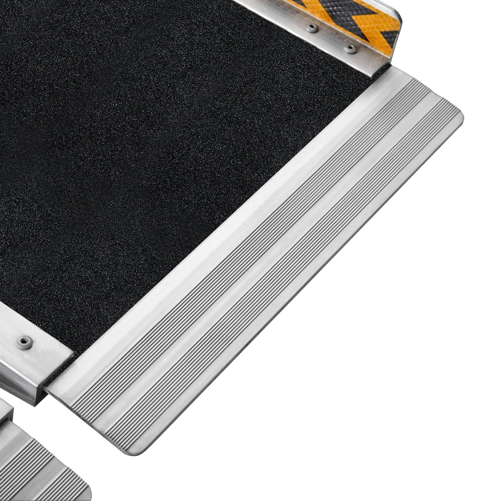 Aluminium Wheelchair Ramp 2FT Mobility Ramp with High Grip Surface Safety Side Rails Locking Pin & Carry Handle