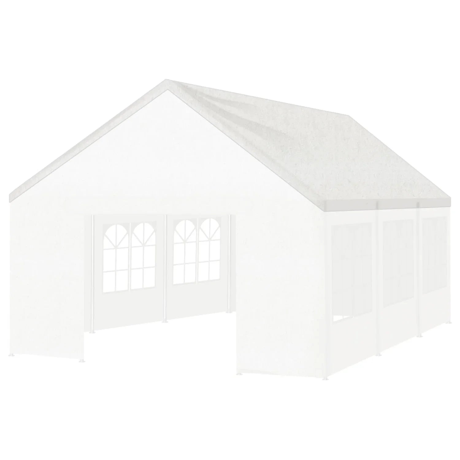 6x6 White Premium Outdoor Event Marquee Roof Spare Part