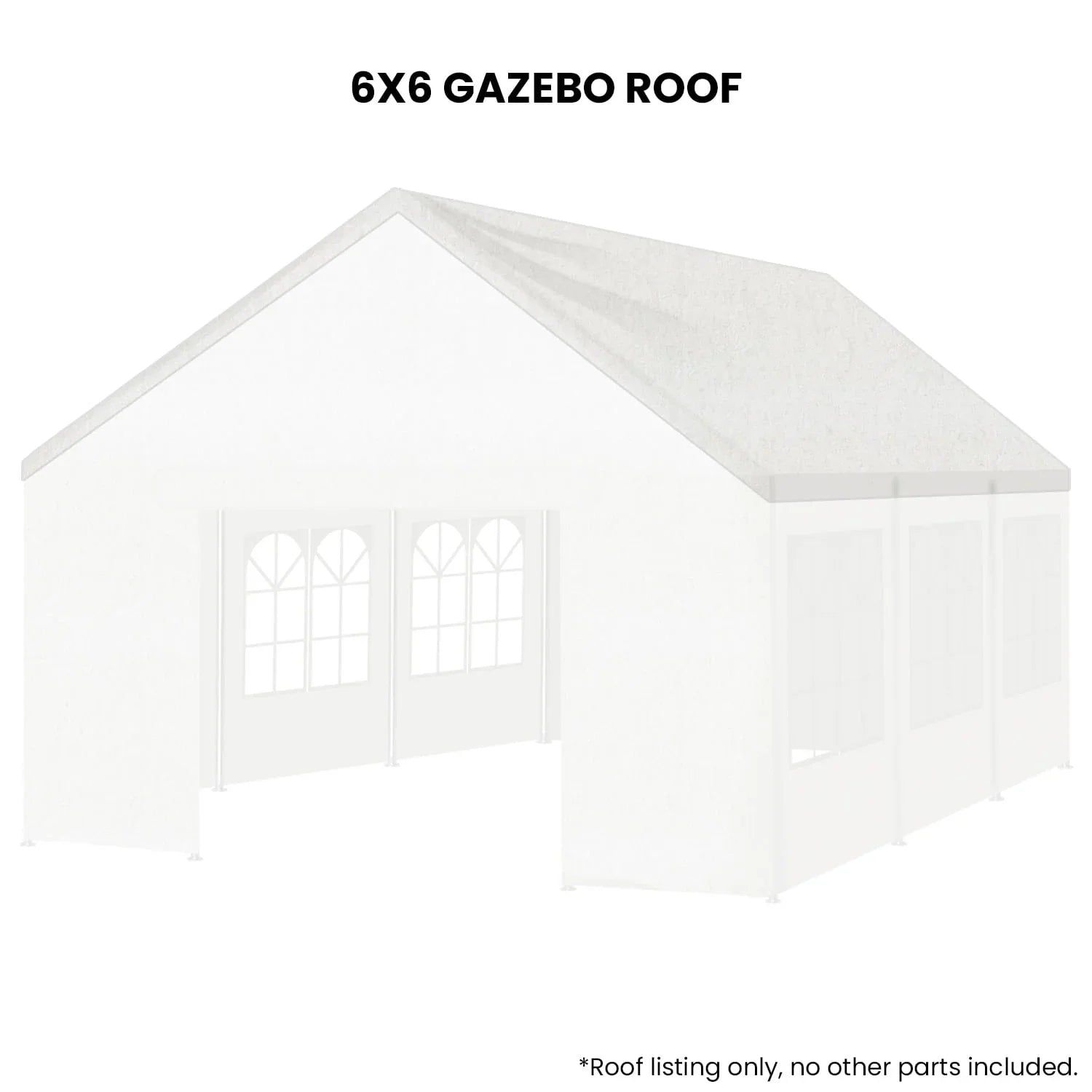 6x6 White Premium Outdoor Event Marquee Roof Spare Part