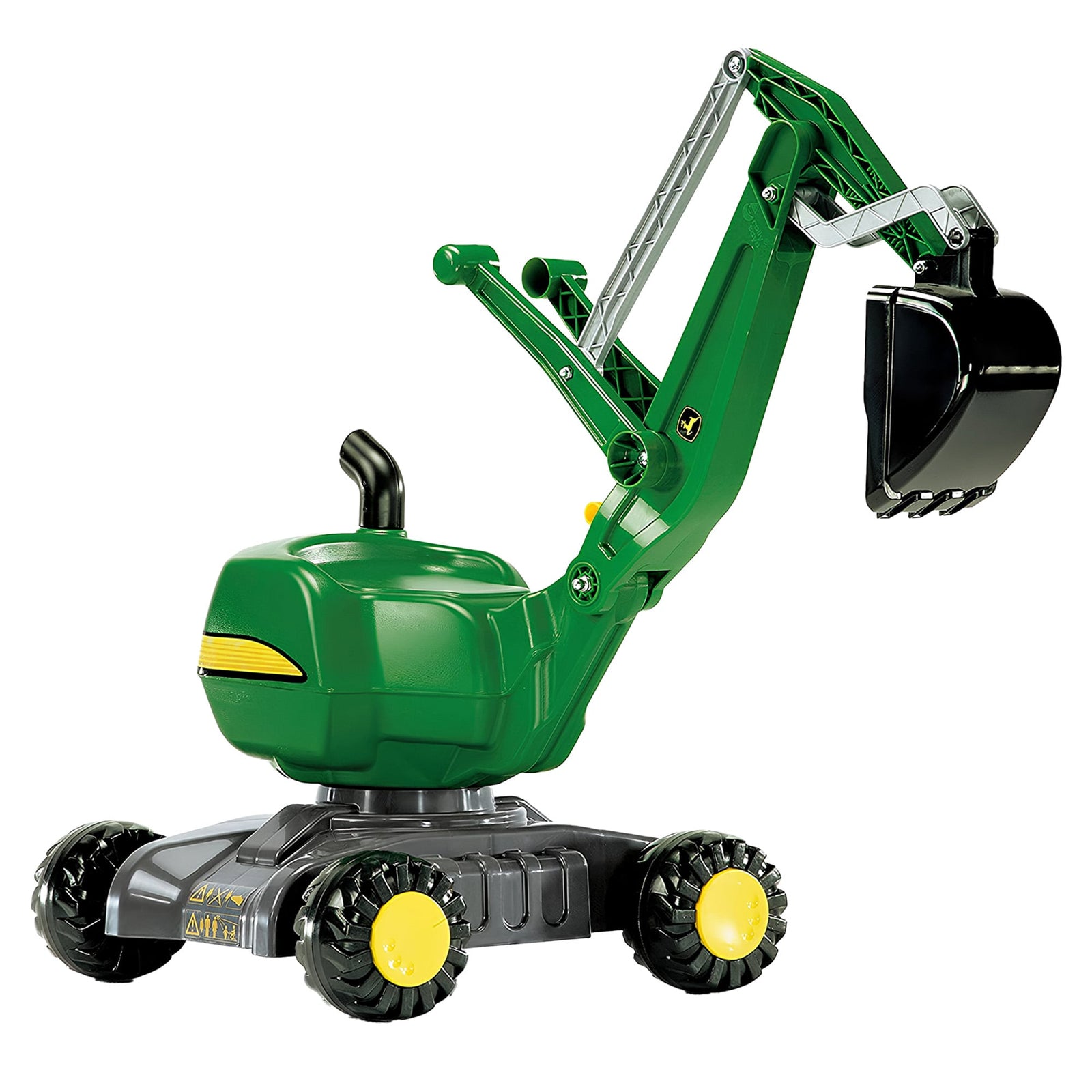 RT421022 Rolly Digger XL Ride-On Excavator Childrens Toy 360 deg Rotation, Work Scoop & Levers All-Terrain