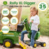 RT421022 Rolly Digger XL Ride-On Excavator Childrens Toy 360 deg Rotation, Work Scoop & Levers All-Terrain