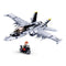 B0928 Model Kit FA18 Super Hornet Fighter Jet Plane RAAF Military Air Force Building Blocks Super Bumblebee DIY