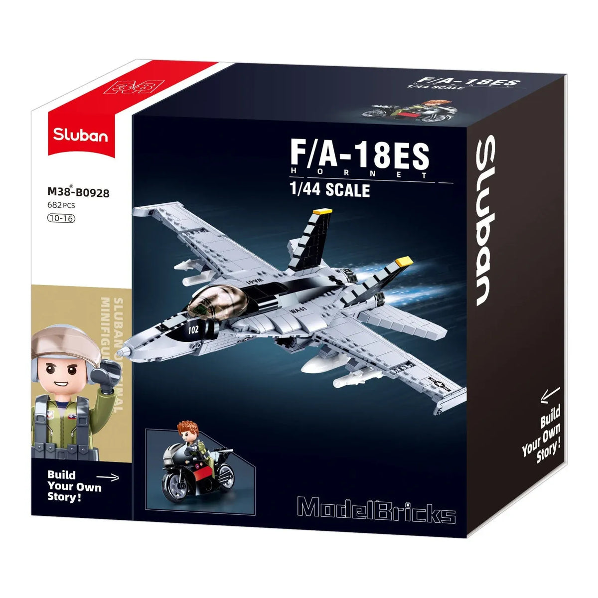 B0928 Model Kit FA18 Super Hornet Fighter Jet Plane RAAF Military Air Force Building Blocks Super Bumblebee DIY