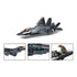 B1186 Model Kit 1:44 J35 Carrier Fighter Chinese Stealth Jet Plane Modern PLAAF Building Blocks DIY Set Toy