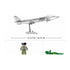 B1187 Model Kit 1:44 J20 Mighty Dragon Chinese Stealth Fighter Jet Plane Modern PLAAF Building Block DIY Set Toy