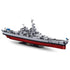 B1291 Model Kit 1:350 USS Missouri BB63 Mighty Mo Battleship Warship WWII Navy Vessel Boat Blocks DIY Set Toy