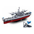 B1291 Model Kit 1:350 USS Missouri BB63 Mighty Mo Battleship Warship WWII Navy Vessel Boat Blocks DIY Set Toy