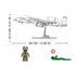 B1362 Model Kit 1:44 A10 Warthog Thunderbolt Attack Jet Fighter Plane USAF Military Building Blocks DIY Set Toy