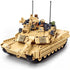 B1365 Model Kit 1:35 M1A2 Abrams TUSK II Battle Tank MBT Modern US Army Military Building Blocks DIY Set Toy