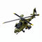 B1536 Model Kit 1:44 AH-64D Apache Attack Helicopter Chopper Gunship Army Military Air Force Blocks DIY Set Toy