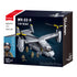B1537 Model Kit 1:44 MV-22 Osprey Tiltrotor Helicopter Plane Military Air Force Building Blocks DIY Set Toy