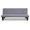 Sarantino Sofa Bed Lounge Couch Futon Furniture Seat Adjustable Suite Dark Grey