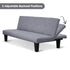 Sarantino Sofa Bed Lounge Couch Futon Furniture Seat Adjustable Suite Dark Grey