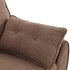 3 Seater Modular Linen Fabric Sofa Bed Couch Futon Suite - Brown