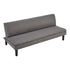 Sarantino 3 Seater Modular Faux Linen Fabric Sofa Bed Couch -Dark Grey