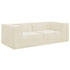 Sarantino Novi 3-Seater Modular Sofa with Ottoman in Cream Non-Slip Bottom Lounge
