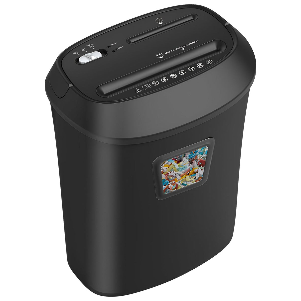 Centurion 25L 12-Sheet Paper Shredder Electric Cross-Cut Home & Office Cutter