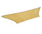 Rectangular Shade Sail 2 x 2.5m in Desert Sand, Blocks Over 95 Percent of UV