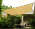 Rectangular Shade Sail 2 x 2.5m in Desert Sand, Blocks Over 95 Percent of UV